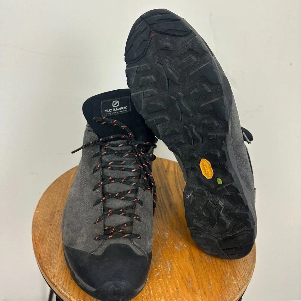 Scarpa Mojito Hike GTX 63310-200 Mens US 11 2/3 Hiking Shoes Shark Gray Leather